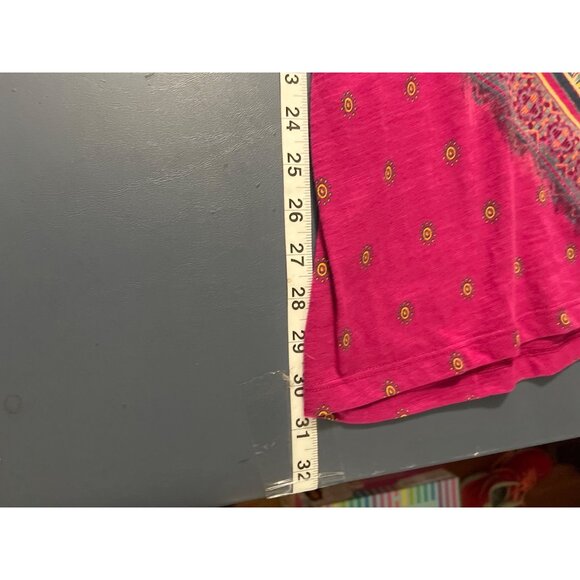 Catherines 1X 18/20W Womens Boho Tunic Top Boho Artsey Lagenlook - Picture 3 of 10